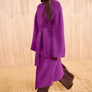 Ulla Johnson Fernanda Double Faced Wool Coat